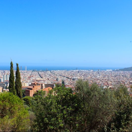 Barcelona views form Park Guell