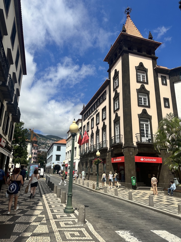 Downtown Funchal buildings