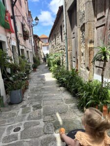 Porto with a stroller