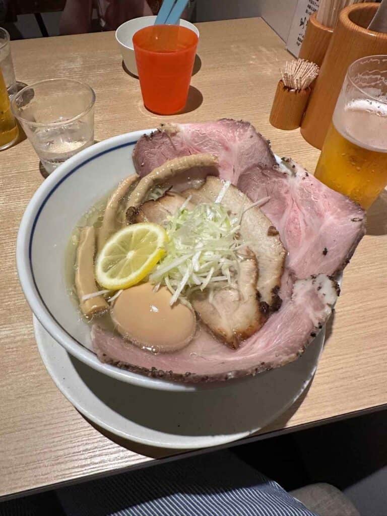 Bowl of ramen soup